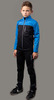 Детский утеплённый лыжный костюм Nordski Active Base Blue-Black 2020