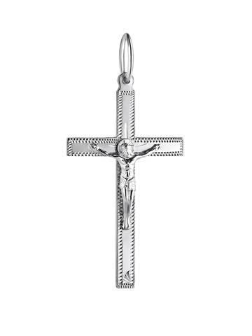 Крестик православный из серебра