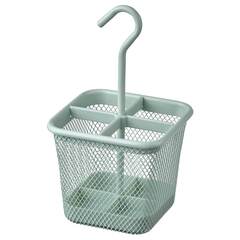 Подставка для столовых приборов IKEA UPPDATERA (УППДАТЕРА), Бледно-зеленый, 12x12 см, 6 л