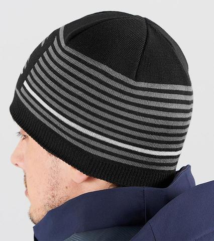 Картинка шапка Salomon Flatspin Short Beanie Night Sky/Fj - 5