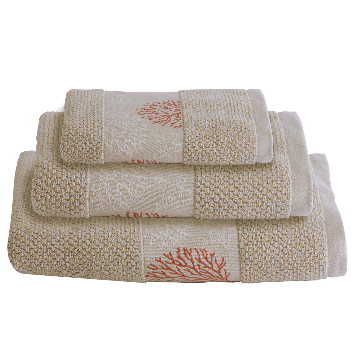 IBIZA  towel set / beige