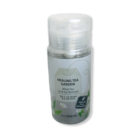 the SAEM Healing Tea Garden White Tea Lip & eyes Remover 150ml