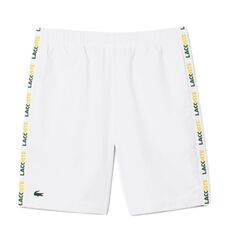 Теннисные шорты Lacoste Sweatsuit Ultra-Dry Regular Fit Tennis Shorts - white/green