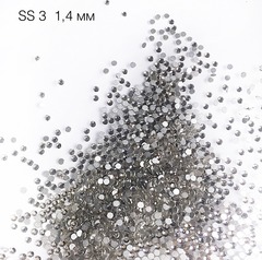Стразы белые Crystal Swarovski SS3 (1.3 мм)