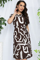 Платье Адажио (коричневое) П13110-25М LT Collection