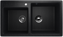 ULGRAN U-200  Двухсекционная мойка с отверстием под смеситель