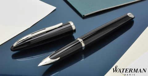 Перьевая ручка Waterman Carene, цвет: Black ST, перо: F123