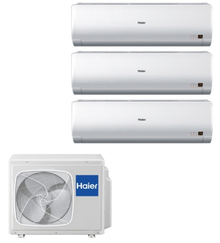 Мульти сплит-система Haier 3U24GS1ERA(N) + AS09BS4HRA*3