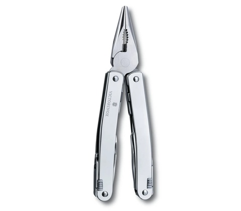 Мультитул Victorinox SwissTool Spirit X Plus Ratchet, 105 mm, 36 функций, кожаный чехол (3.0236.L)