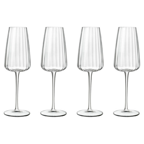 Набор фужеров 4шт 0.21л для игристого вина Luigi Bormioli Оптика Просекко