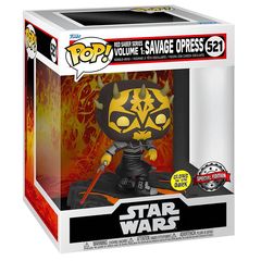 Фигурка Funko POP! Star Wars Red Saber Series Vol. 1: Savage Opress (GW Exc) (521)