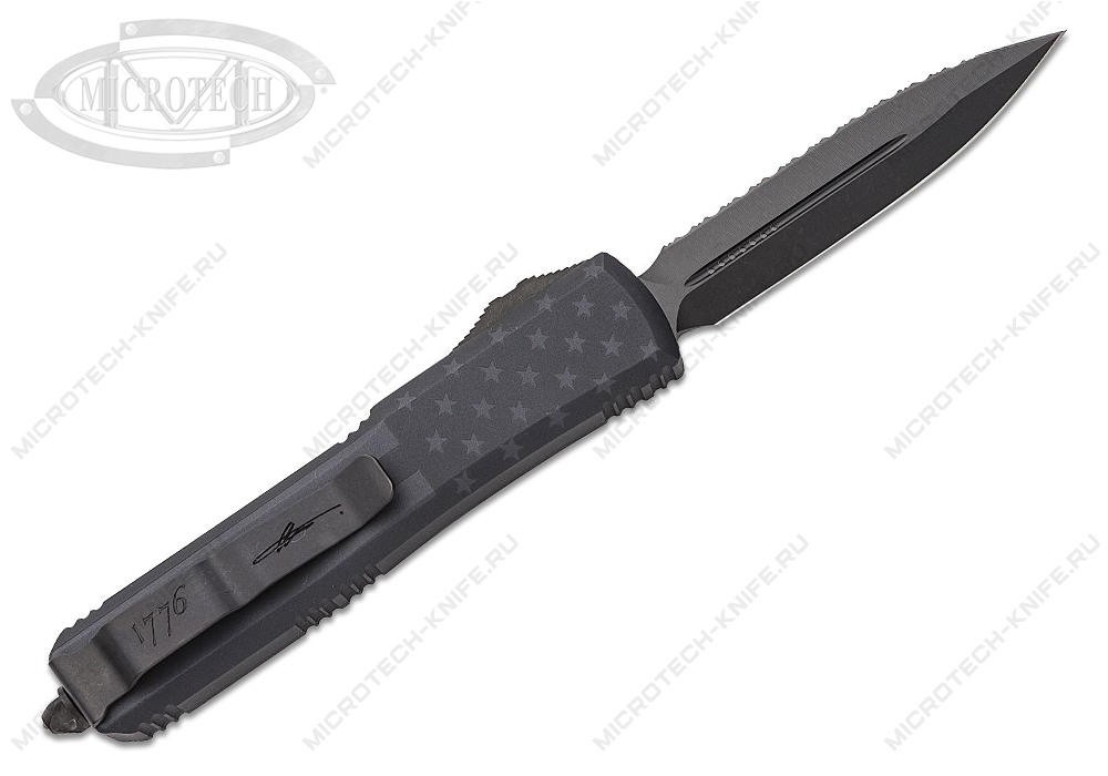 Нож Microtech Ultratech 122-3DLCTFLAGS D/E 2023 Bladeshow American Flag - фотография 