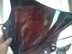 Ветровое стекло для Kawasaki Ninja 400, черный
