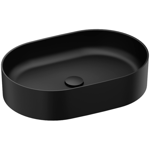Ravak XJX0D155000 Умывальник CERAMIC 550 O SLIM черный матовый