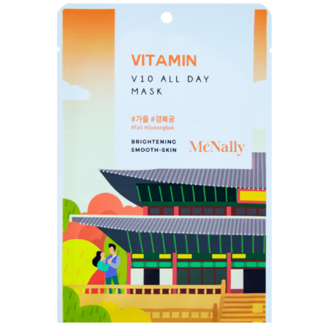 Тканевая маска для лица Mc Nally V10 All Day Mask Vitamin, 25 гр