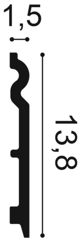 Плинтус SX138