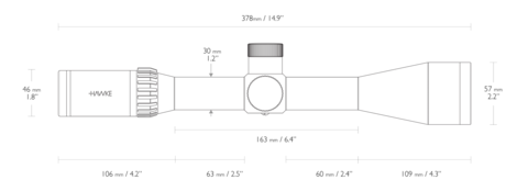 Прицел Hawke Airmax30 FFP 6-24x50 IR SF (AMX IR)