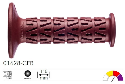01628-CFR грипсы 2шт HERITAGE GRIPS VEGA OFF-ROAD BORDEAUX