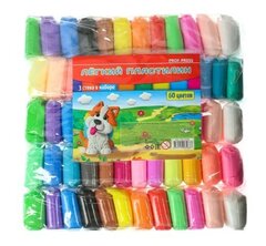 Масса для лепки лёгкий пластилин 60 цветов