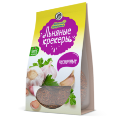 Компас здоровья Льняные крекеры с чесноком 50 г