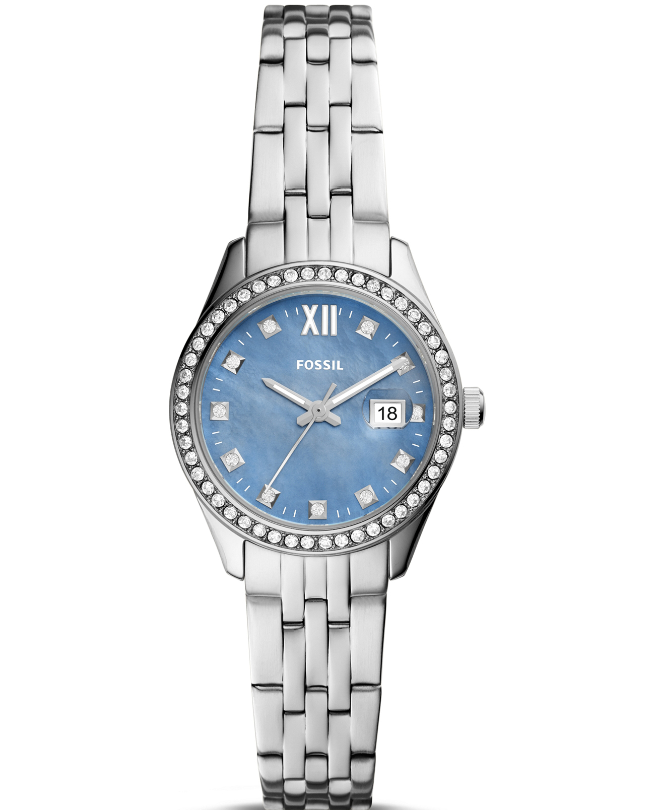 Fossil blue watch women's best sale
