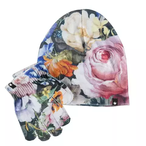 MOLO Kaya Floral  шапка, перчатки