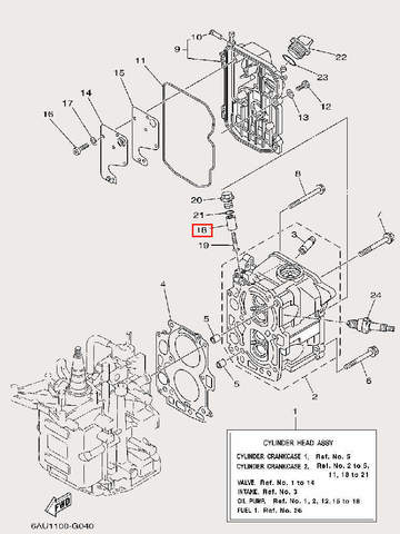 Анод для лодочного мотора F9,9 Sea-PRO