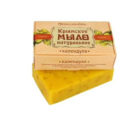 МДП Крымское натуральное мыло на оливковом масле КАЛЕНДУЛА, 100г