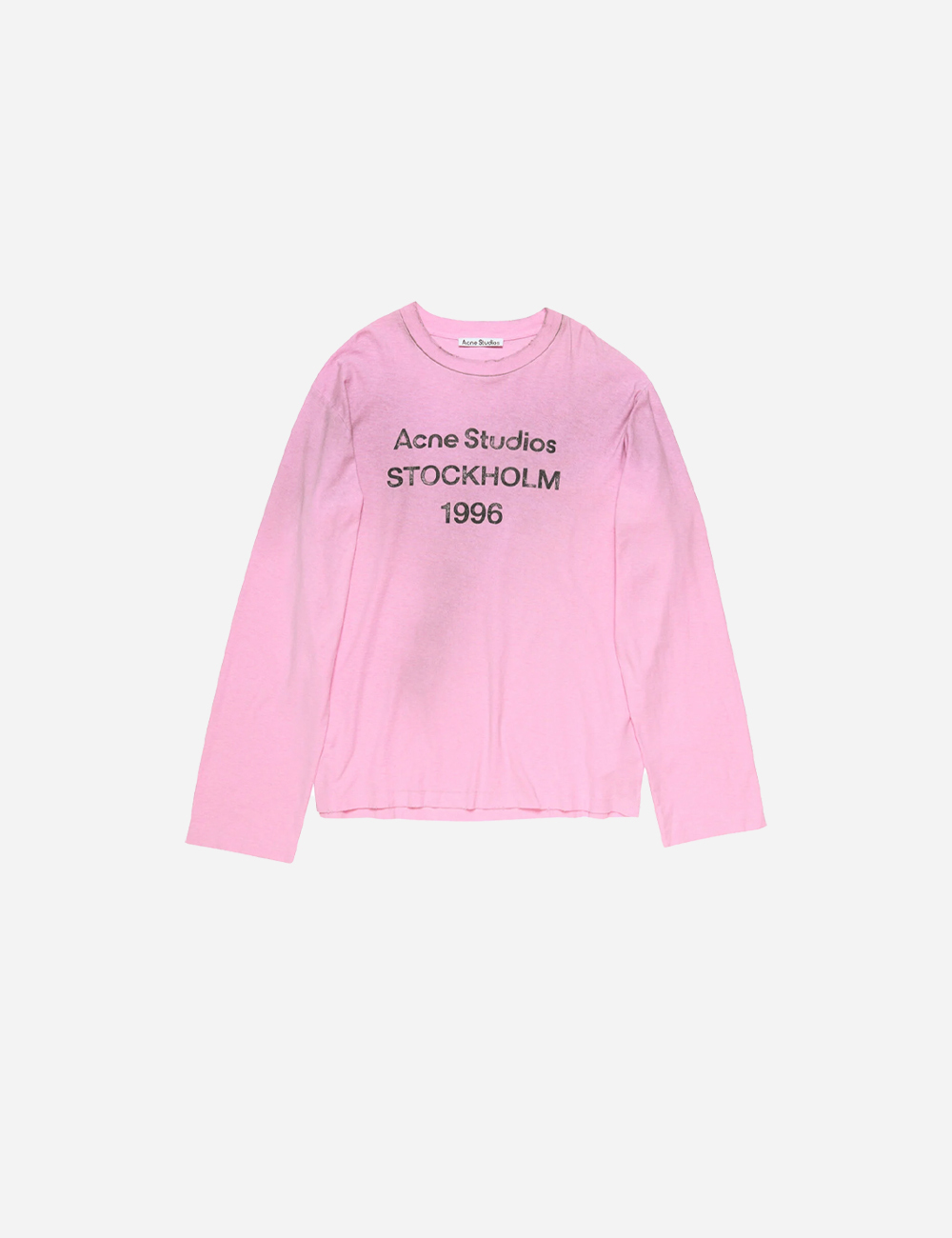 Acne Studios Logo Long Sleeve T-shirt Pink по самой выгодной цене Acne Studios Logo Long Sleeve T-shirt Pink по самой выгодной цене