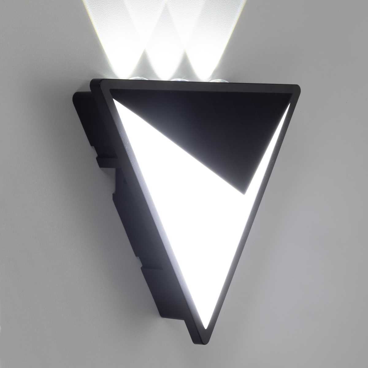 Уличный настенный светодиодный светильник Citilux Domus CLU0804BK