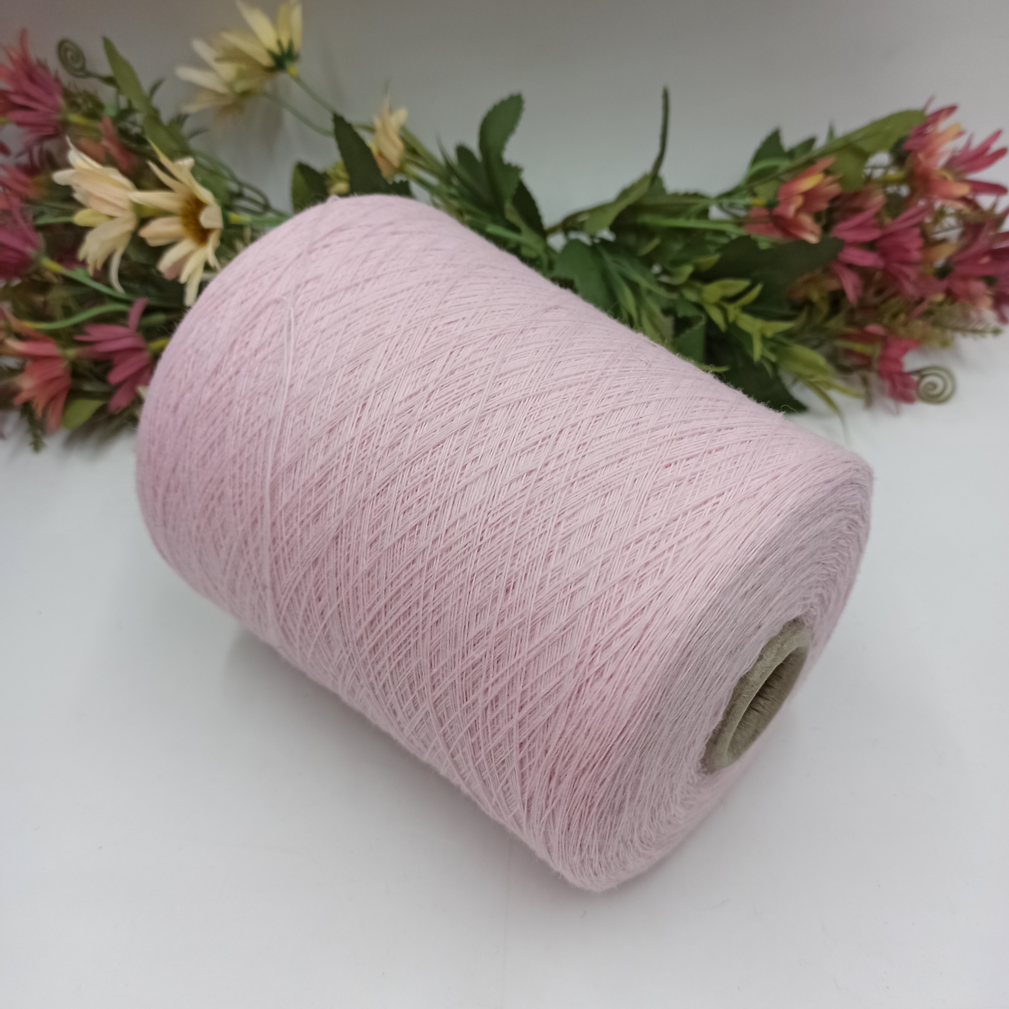 100% кардный меринос Canberra Lanecardate 1550м/100гр 2843 Baby - Светло-розовый