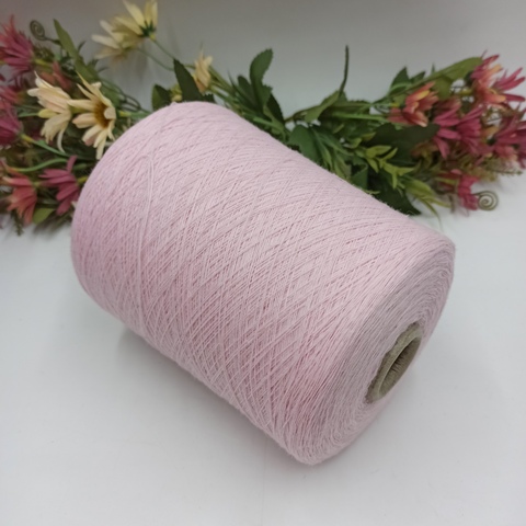 100% кардный меринос Canberra Lanecardate 1550м/100гр 2843 Baby - Светло-розовый