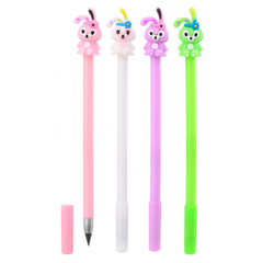 
          Карандаш вечный, чернографитный, Basir, серия "Зайчик", с фигуркой на корпусе