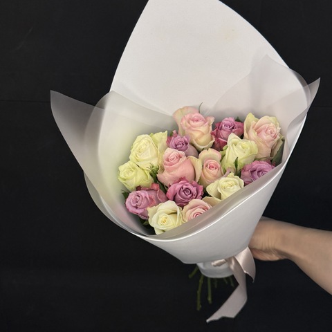 Букет из 15 кенийских роз
