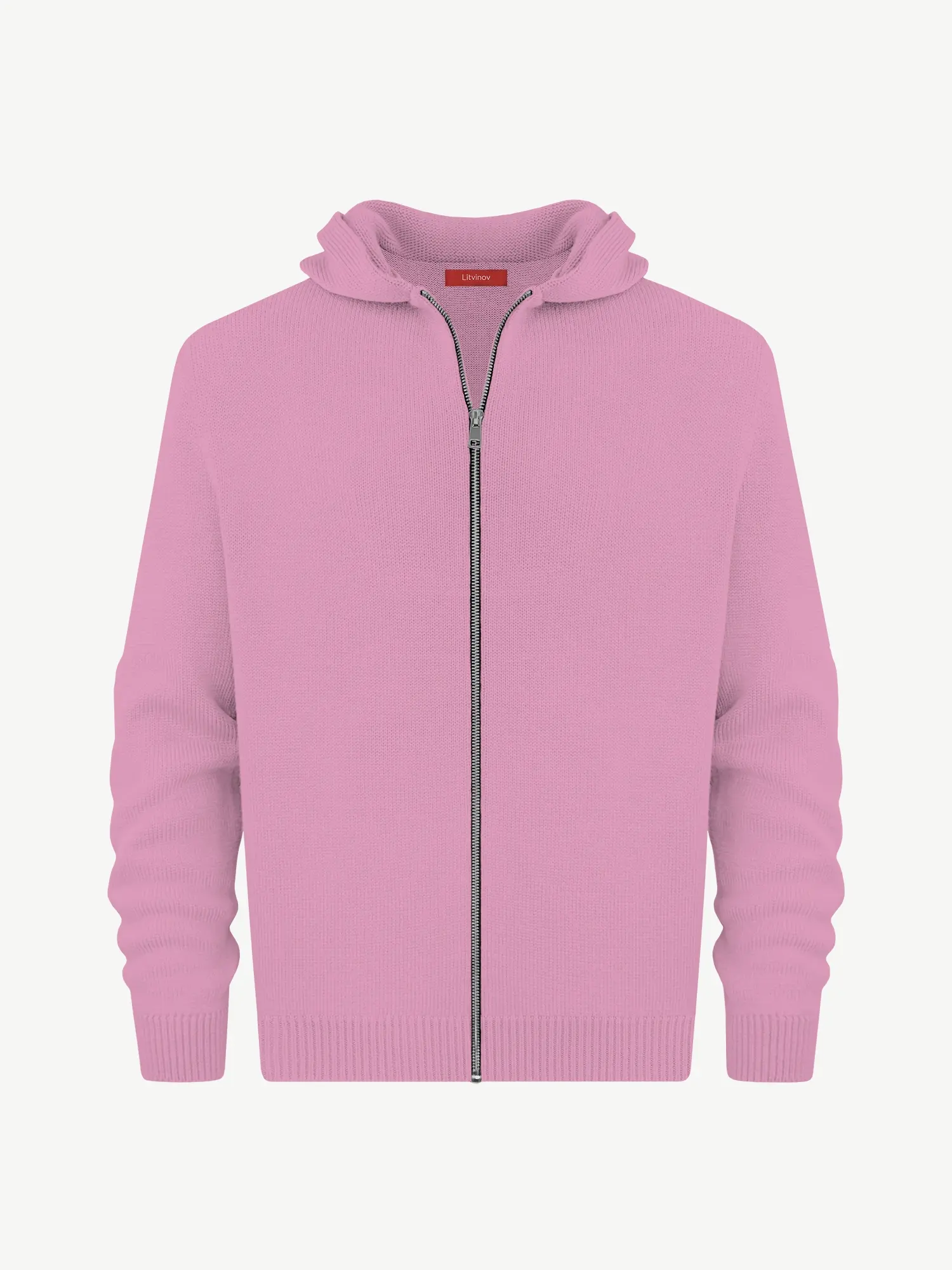 Толстовка на замке из шелка