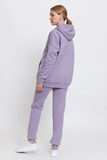 Утепленный спортивный костюм для беременных и кормящих 16083 сиреневый