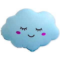 F Фигура, Воздушное облако, Голубое, сатин  27''/69 см, 1 шт.