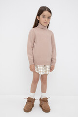 джемпер  для девочки  КВ 30147/ш/розовый беж