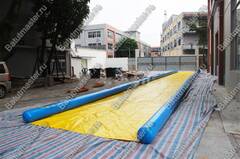 Водная горка без надувного дна, герметичная ТУРБО "Слайд", 50*4*0,5 м