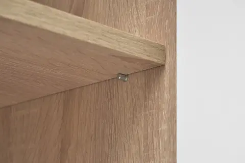 Шкаф двухстворчатый без зеркала Сакура дуб сонома / белый