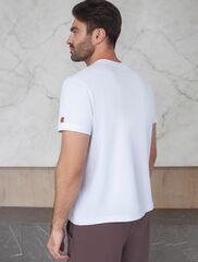 Футболка из премиального хлопка с авторским принтом  U49.045 (122062)