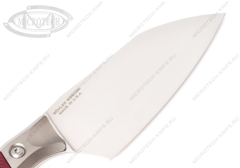 Нож Microtech Kitchen Santoku Bolster Merlot G-10 3200B-10MR