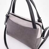 Сумка Саломея 364 мульти итальянский серо-черный