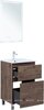 Aquanet 344126 Тумба Алвита new 50 напольная 2 ящ. цв.дуб веллингтон табак (344126)