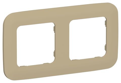 FLITE Рамка 2-мест. РУ-2-А-ФлХ хак. IEK