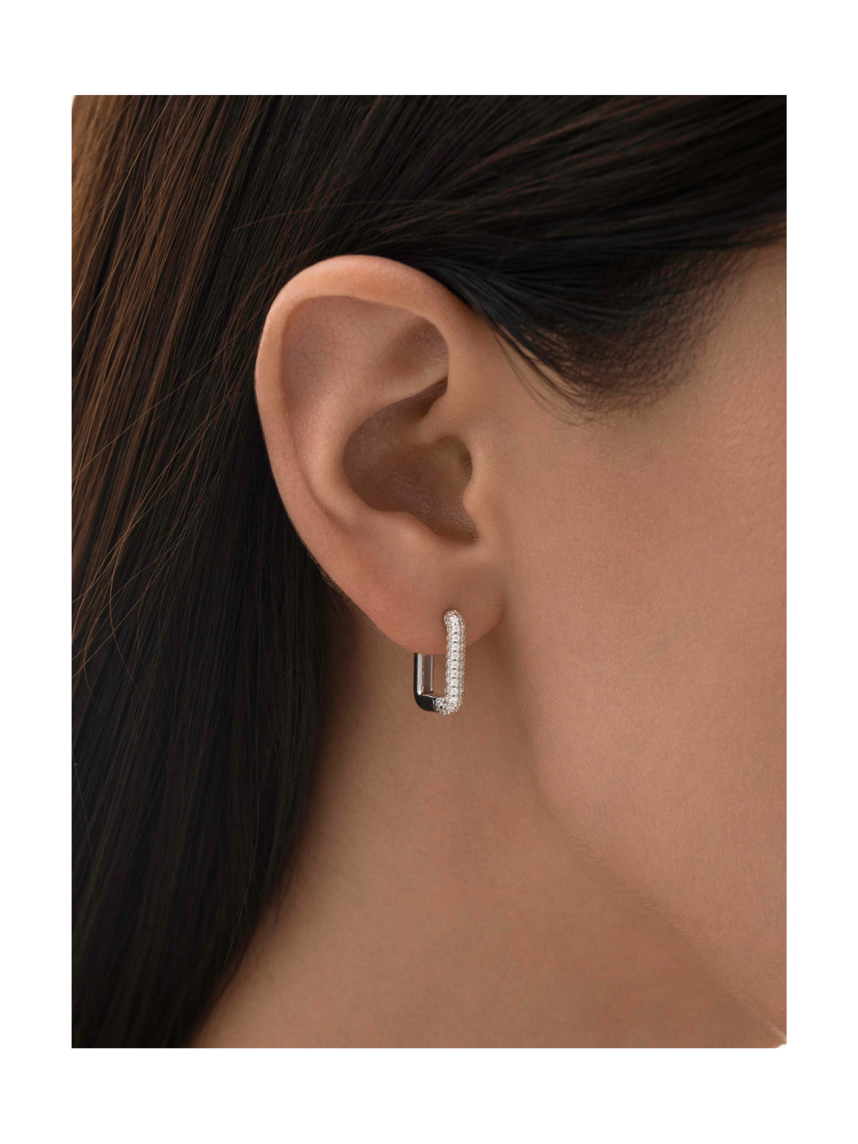 Серьги Хаггисы с фианитами