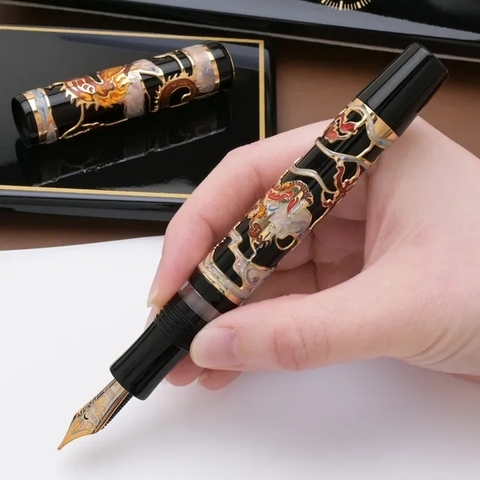 Перьевая ручка Visconti Dragon 2012 LE Black and Red GT (Vs-648-02F)