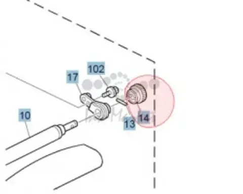 Шестерня Ricoh 31Z (AB011282)