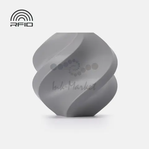 Пластик для 3D-печати Bambu Lab TPU for AMS, 1.75 мм, 1 кг, серый (Gray), на катушке, U02-D0-1.75-1000-SPL
