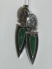 Карина (серьги из серебра)